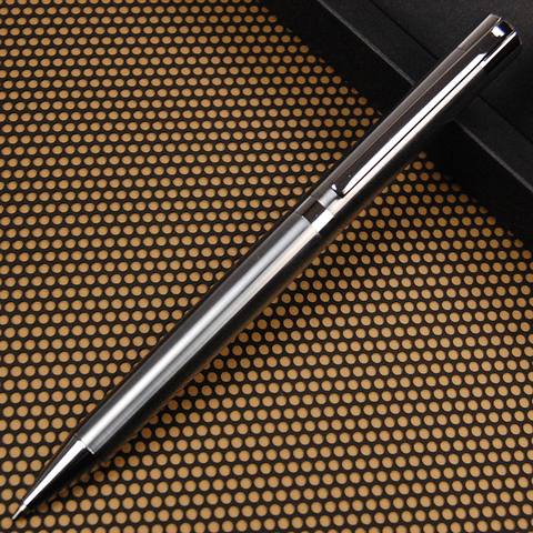 Good quality birthday gift trade single ball pen pen metal pen refills G2 rotary stainless steel materials and fine workmanship ► Photo 1/6