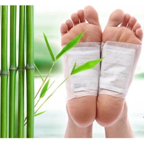 100pcs=(50pcs Patches+50pcs Adhesives) Detox Foot Patches Pads Body Toxins Feet Slimming Cleansing HerbalAdhesive Hot FB ► Photo 1/2