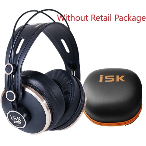 Original ISK HD9999 Pro HD Monitor Headphones Fully enclosed Monitoring Earphone DJ/Audio/Mixing/Recording Studio Headset ► Photo 1/1