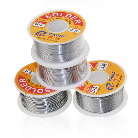 Welding Iron Wire Reel 100g/3.5oz 2.0% 0.5/0.6/0.8/1.0/2.0mm 63/37 Tin Lead Line Rosin Core ► Photo 1/1