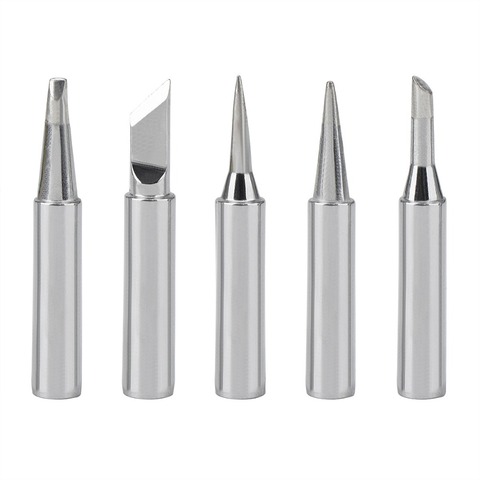 5pcs New Lead Free Soldering Iron Tips Replacement  For Soldering Repair Station and soldering iron kit ► Photo 1/6