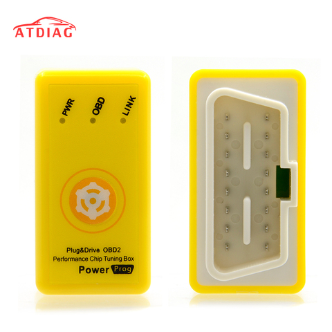 More Power And Torque NitroOBD2 Upgrade Reset Function Super OBD2 ECU Chip Tuning Box Yellow For Benzine Better Than Nitro OBD2 ► Photo 1/6