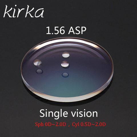 Kirka 1.56 Index Prescription Glasses Myopia Lens Clear Glasses Hard Scratch Resistant Aspheric Optical Lens ► Photo 1/2