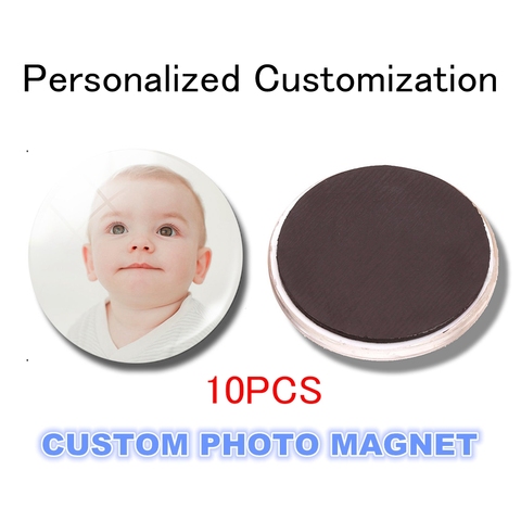 DIY 10 PCS Set 23mm/28mm Round Magnetic Sticker Fit Glass Cabochon