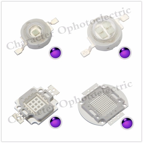 LED UV Purple LED integrated chips 365 375 385  395  405 425NM High Power COB Ultraviolet Lights 3/5/10/20/30/50/100 Watt ► Photo 1/5