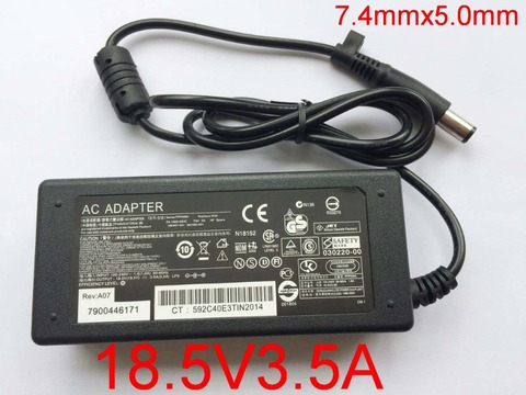 1PCS 65W 18.5V 3.5A Laptop AC Adapter Power Supply Notebook Charger For HP For Compaq G62 CQ45 CQ40 G6 ► Photo 1/1