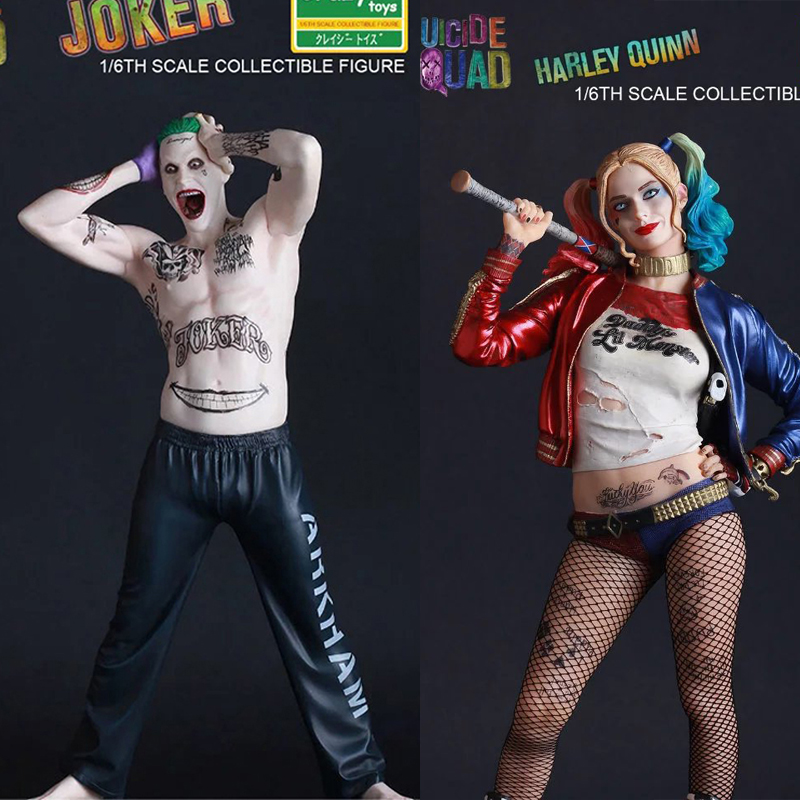 CRAZY TOYS DC SUICIDE SQUAD HARLEY QUINN COLLECTIBLE STATUE PVC ACTION FIGURINES 