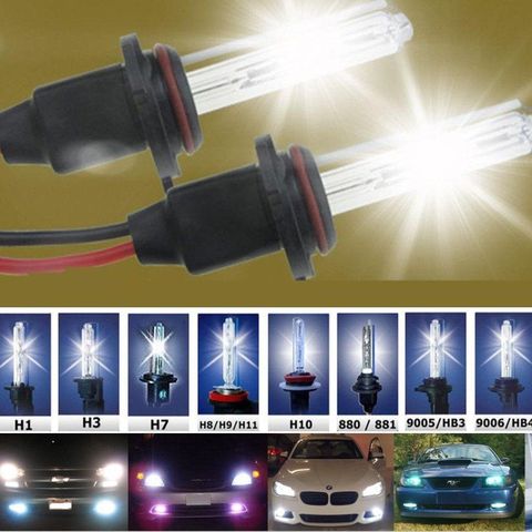 HID Xenon H7 Replacement bulb H1 H3 H11 9005 9006 880 35W 55W 12V Auto car headlight lamp 4300k 5000k 6000k 8000k 10000k 12000k ► Photo 1/1