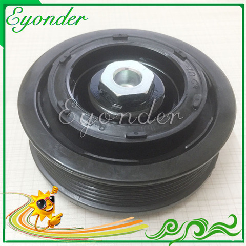 AC A/C Cooling Compressor Electromagnetic magnetic Clutch Assembly Pulley for Volkswagen AMAROK T5 S1B 2.0 7E0820803 7E0820803F ► Photo 1/5