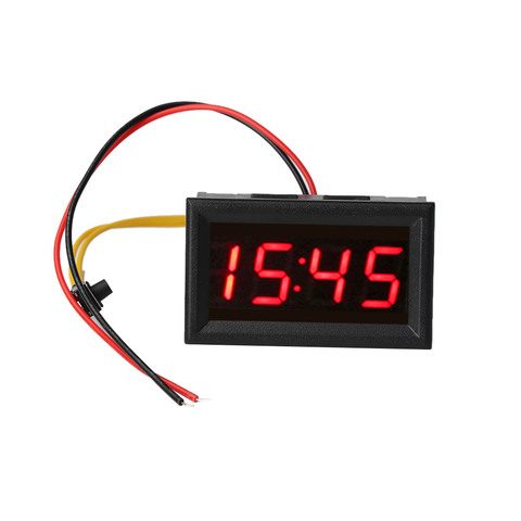 LED Automotive Car Electronic Clocks Watches Car LED Display Digital Clock Motorcycle Dashboard Clock ► Photo 1/1