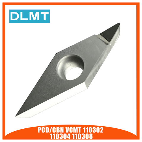 PCD/CBN VCMT110302 VCMT110304 VCMT110308 1PCS Turning Insert Diamond Inserts For Lathe Tools ► Photo 1/2
