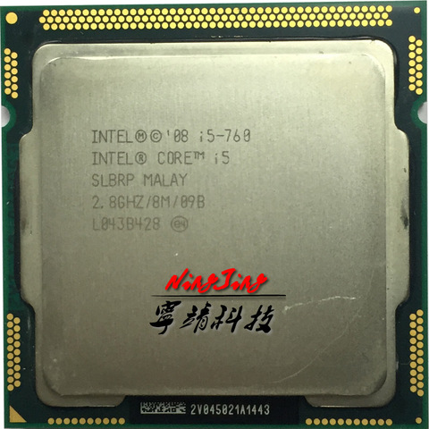 Intel Core i5-760 i5 760 2.8 GHz Quad-Core CPU Processor 8M 95W LGA 1156 ► Photo 1/1