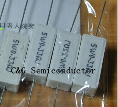 10PCS 5W 2R /-5% Cement resistor 2 ohm