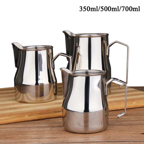 350/500ml Milk Frothing Pitcher Stainless Steel Latte Art Creamer Cup Barista Craft Espresso Machines Pull Flower Coffee Jug ► Photo 1/6