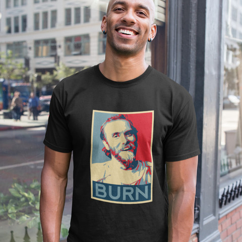 Burzum T-Shirt Varg Vikernes - BURN Basic T Shirt Casual T-Shirts Graphic Summer Men Short Sleeve T Shirts 100 Cotton Tee Shirt ► Photo 1/6