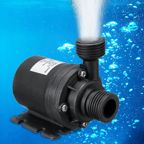 Ultra Quiet Mini DC 12V Water Pump Lift 5M 800L/H Brushless Motor Submersible Water Pump Aquarium Fish Tank Garden Tools ► Photo 1/6