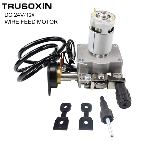 Welding Machine Accessories DC12V/24V Wire Feed Assembly Wire Feeder Motor MIG Welding Machine Welder Euro Connector MIG-160 ► Photo 1/6