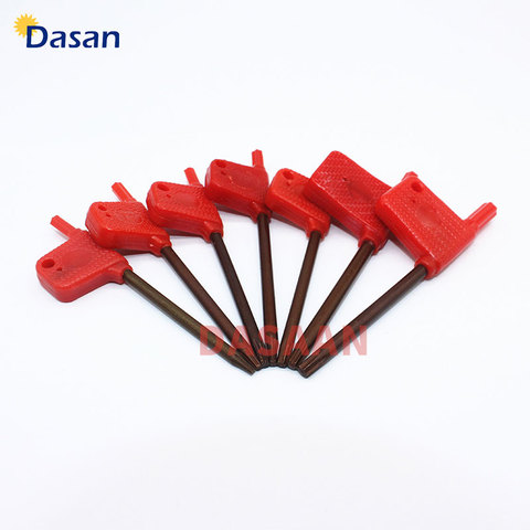 10pcs T6 T7 T8 T9 T10 T15 T20  Flag Torx Spanner Wrench for CNC Tools Holder Accessories ► Photo 1/2