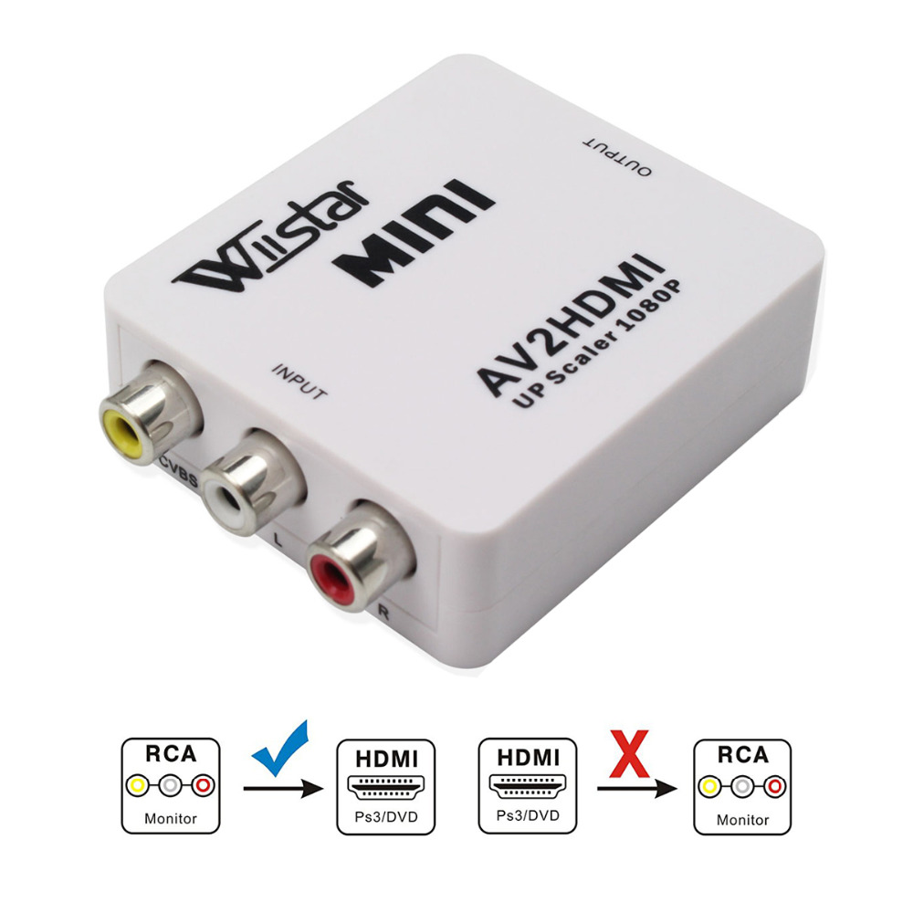 Price History Review On Wiistar Mini 1080p Av Rca To Hdmi Video Converter Box Av2hdmi Rca Av Hdmi Cvbs To Hdmi Adapter For Hdtv Tv Ps3 Pc Dvd Xbox Aliexpress Price History Review On Wiistar Mini 1080p Av Rca To Hdmi Video Converter Box Av2hdmi Rca Av Hdmi Cvbs To Hdmi Adapter For Hdtv Tv Ps3 Pc Dvd Xbox Aliexpress