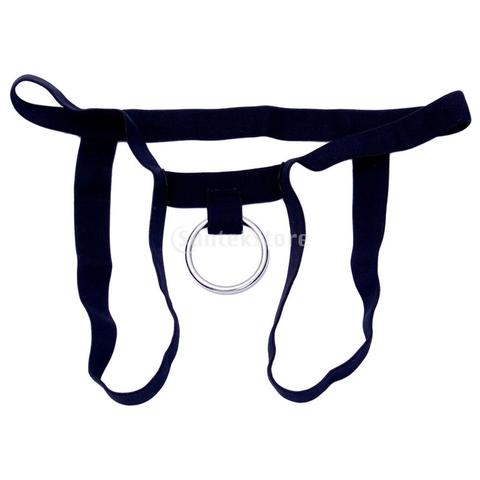 Mens Crotchless Underwear Bandage Thongs G-String Metal Ring Pouch Elastic Panties ► Photo 1/1