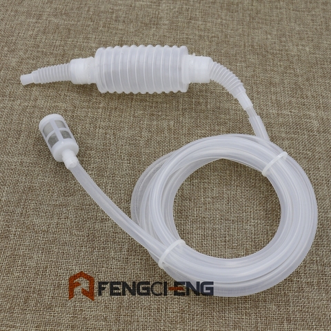 Hand knead siphon filter for wort transfer 2 Meter Food Grade Silicone Hose Homebrew Beer and Wine craft brew Free Shipping ► Photo 1/2