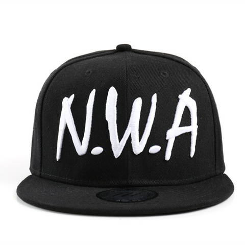 2017 new Compton men&women Snapback sport Baseball Cap Vintage Black NWA letter Gangsta Hip-hop hat ► Photo 1/2