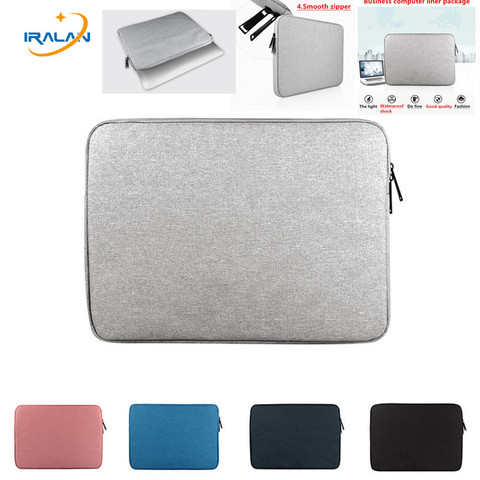 Laptop waterproof Sleeve Bags for Macbook air 13 11 pro Retina 12 15 inch Notebook Cover for Lenovo 14 15.6 13.3 case zipper bag ► Photo 1/6