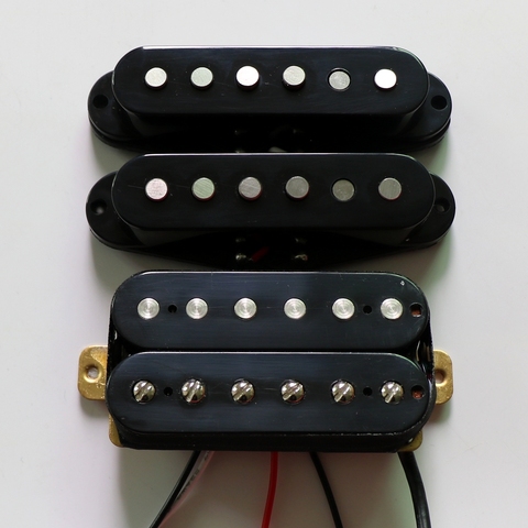 Sell Free Shipping A set Black/ Ivory/ White color SSH Alnico 5 electric guitar pickup ► Photo 1/6