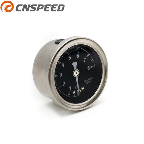 Free Shipping CNSPEED Universal Fuel Press Gauge 1/8 NPT Liquid Filled Fuel Press Pressure Gauge ► Photo 1/5