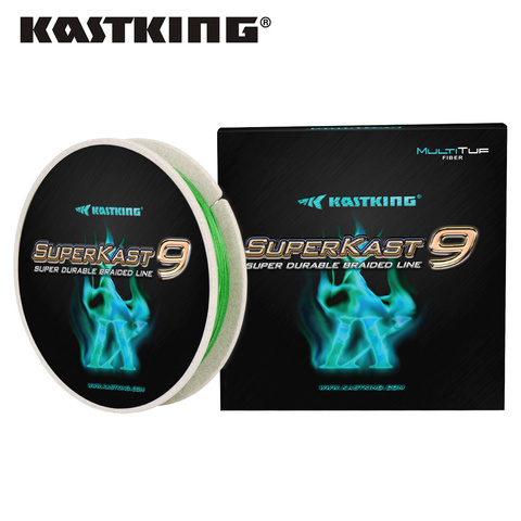 KastKing SuperKast 9 Strand 150M Advanced PE Braided Fishing Line 10-80LB Grass Green  for  Freshwater and Saltwater Fishing ► Photo 1/1