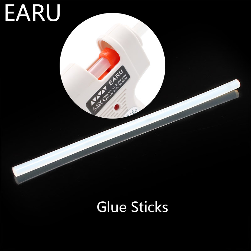 120pcs/lot Hot Melt Glue Stick 7mm For Heat Pistol Glue High Viscosity Glue Glue Repair Tool Kit White