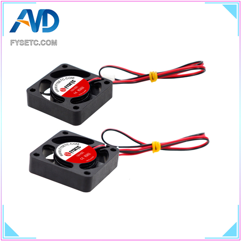 10pcs 4010 Cooling Fan 12V 2 Pin with Dupont Wire Brushless 40*40*10 Cool Fans Quiet DC 40m Cooler Radiato For Anet A8 A6 ► Photo 1/6