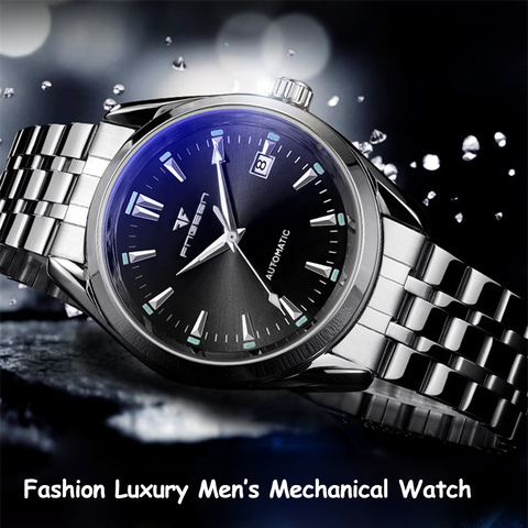 2022 Top Brand Fashion Luxury Fngeen Wristwatch for Men Steel Luminous Waterproof Saats Tourbillon Self Wind Mechanical Watches ► Photo 1/6