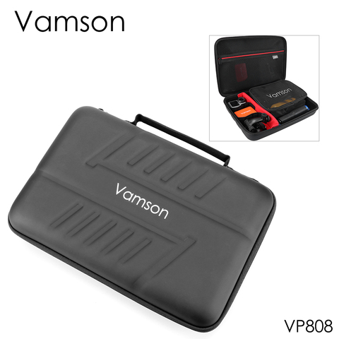 Vamson Large Waterproof Carrying Case PU for Gopro Hero 8/7/6/5 for DJI OSMO Action for Xiaomi YI Hard Shell Outdoor VP808 ► Photo 1/6