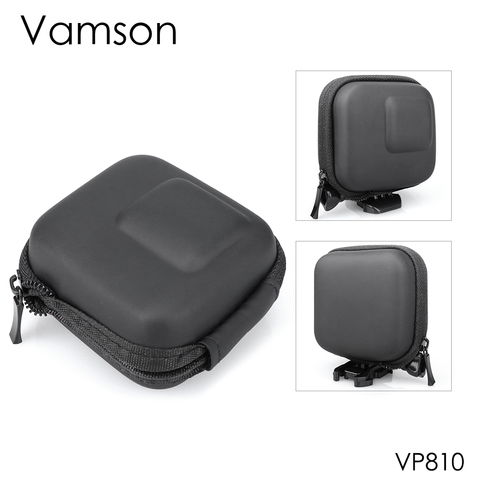 Vamson Protective Storage Case Bag Box Mount Mini EVA for Go Pro Hero 8 7 6 5 Black Silver for DJI Action Accessories VP810 ► Photo 1/6