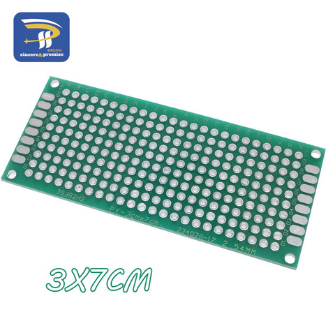 1pcs 3x7cm 3*7 Double Side Prototype PCB Universal Printed Circuit Board ► Photo 1/6