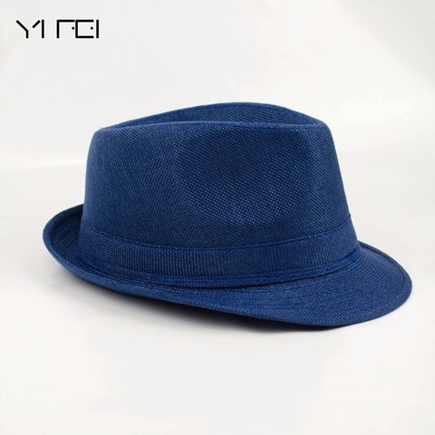 2022 Brand New Fashion Floppy Jazz Hat Pure Men Women's Large Brim Caps England Classic Style Formal Hat Vintage Popular Caps ► Photo 1/6
