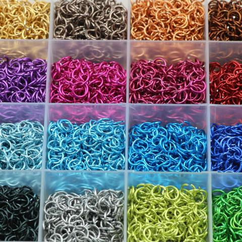 ZHUBI 300pac/bag 6mm Metal DIY Jewelry Findings Open Single Loops Jump Rings Jewelry Necklace Bracelet Chain Connector Findings ► Photo 1/6