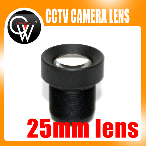 25mm lens CCTV Board MTV lens,M12*0.5, wide viewing angle 12degree, suitable for 1/3