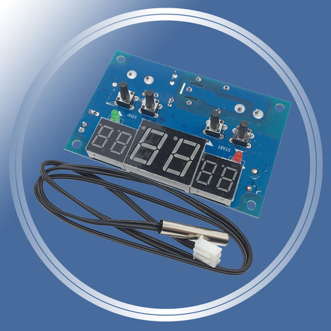 W1401 Thermostat Intelligent Digital Led Display Module Thermostat Temperature Controller Module NTC Sensor Module DC 12V ► Photo 1/6