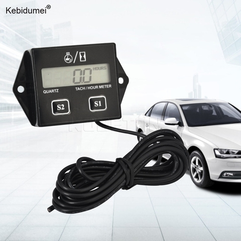 Kebidumei Hot Sale Digital Tachometer Meter Tachometer Auto tachometer For Auto Car 12V CAR LCD Display Car Styling Hot ► Photo 1/6