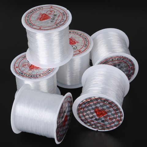 Size 0.2mm/0.25mm/0.3mm/0.35mm/0.4mm/0.45mm/0.5mm/0.6mm Non-Stretch Fish Line Wire Nylon String Beading Cord Thread For Jewelry ► Photo 1/6