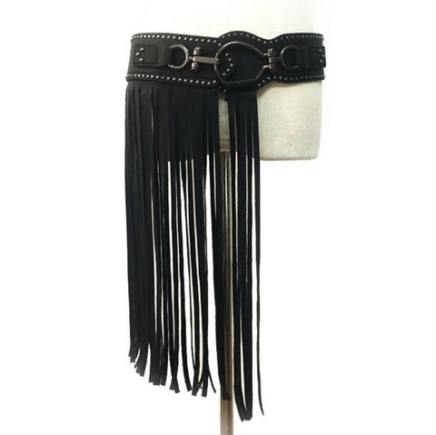 Women's New Medieval belt and American Punk Style Super-long fringed skirt and waistband ► Photo 1/1
