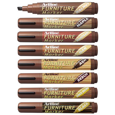 8 Colors Wood Furniture Floor Repair Marker Pens Table Cloth Paint Repair Marker For Mending Concealer Light Dark Color Choose ► Photo 1/5