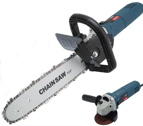 Portable cutting machine modification household  electric woodworking chainsaw logging portable chain saw woodMill chain saw mod ► Photo 1/5