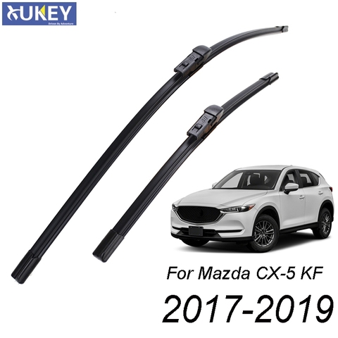 Xukey 2Pcs Front Windshield Windscreen Wiper Blades Set For Mazda CX-5 CX5 KF MK2 2022 2017 24