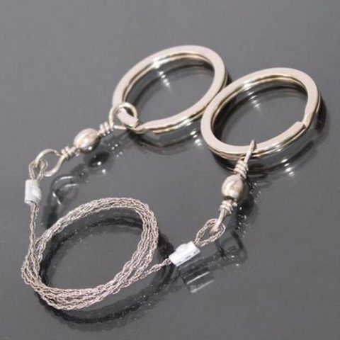 Portable Practical Emergency Survival Gear Steel Wire Saw Outdoor Camping Hiking Manual Hand Steel Rope Chain Saw Travel Tool ► Photo 1/6