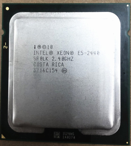 Intel Xeon CPU E5 2440  E5-2440  SR0LK cpu 2.4GHz 6-Core 15M LGA 1356 E5-2440 processor ► Photo 1/1