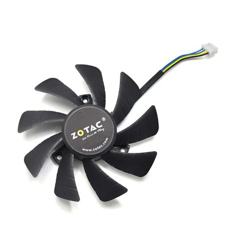 NEW 85mm T129215SU T129215SH 4Pin GTX1060 6Gb Cooler Fan DIY Replace For Zotac GTX1060 6Gb Mini GTX1060 3GB Mini Graphic Cards ► Photo 1/6