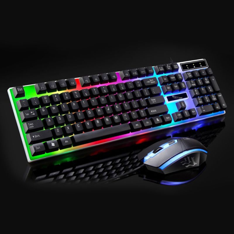 Price history & Review on USB Charging Light Keyboard & Mouse Kit Rainbow LED Gaming Equipment For PS4 Xbox One | AliExpress Seller - Elec 3C Accessories Store | Alitools.io